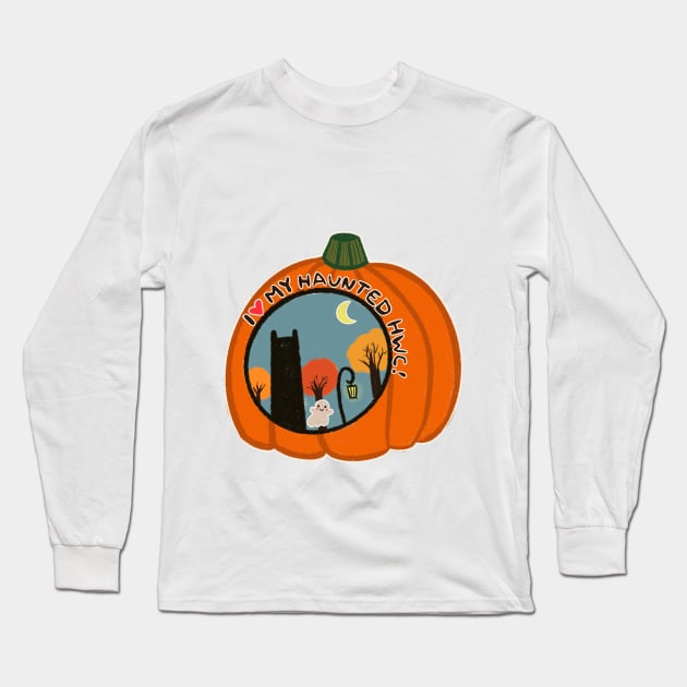 I love my Haunted Historically Women’s College! Long Sleeve T-Shirt by avadoodle